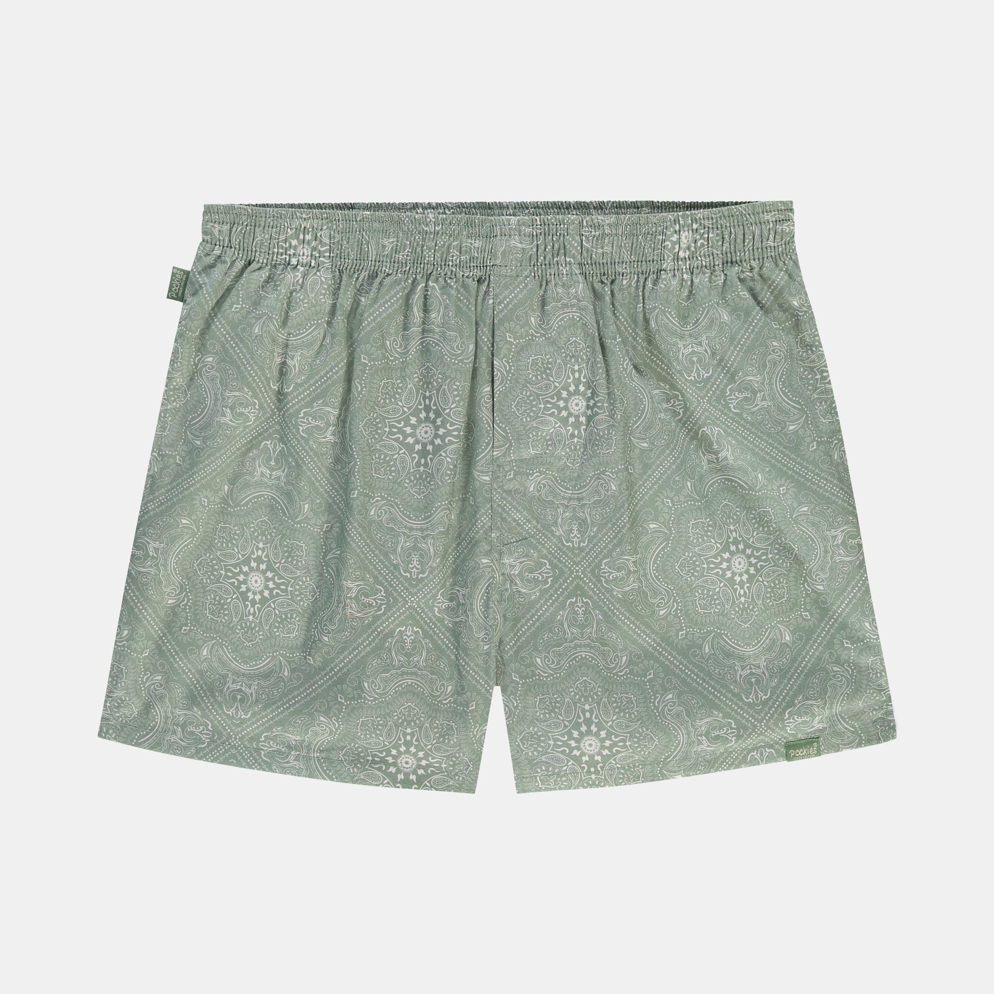 Pocketless Paisley Green