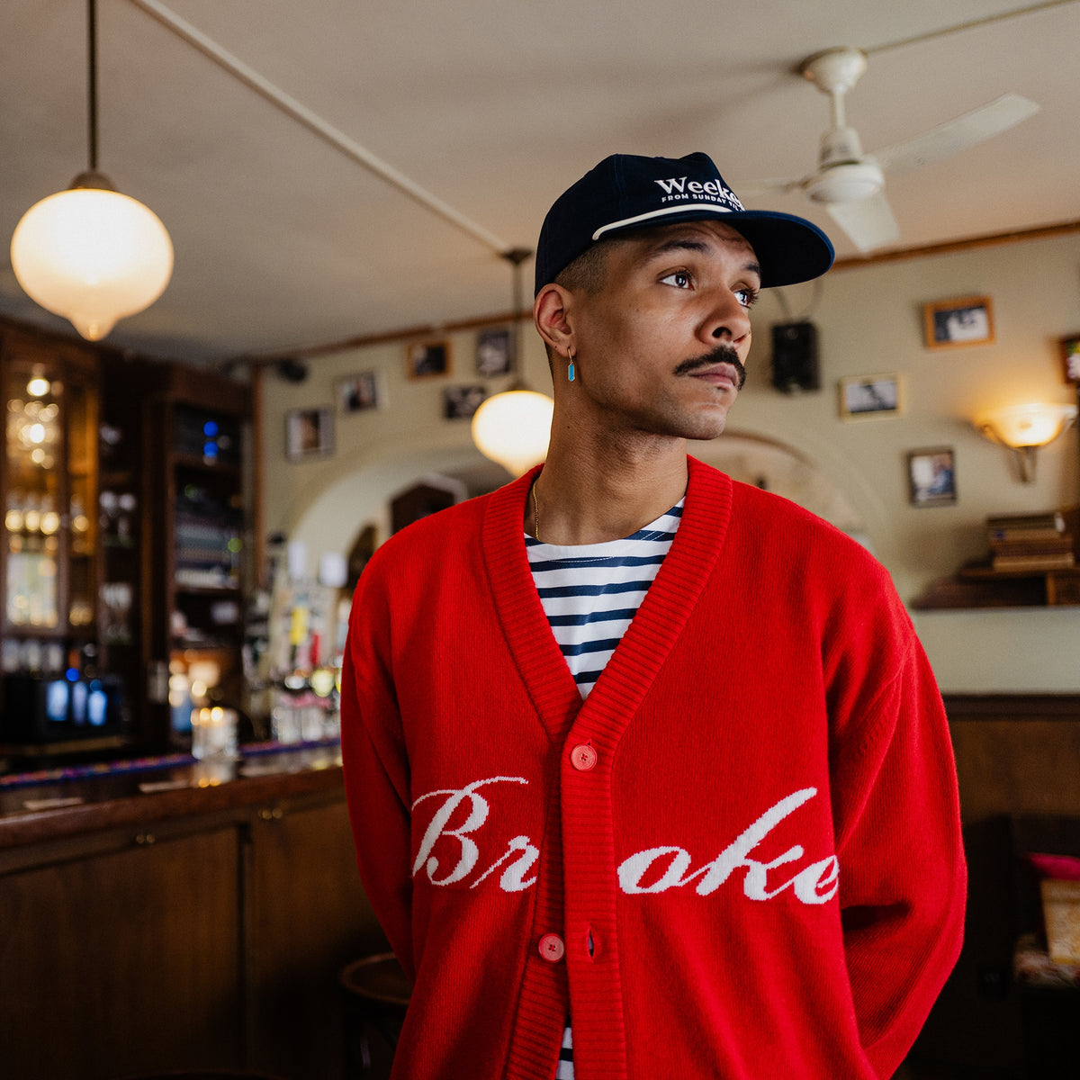 Broke Cardigan - Red