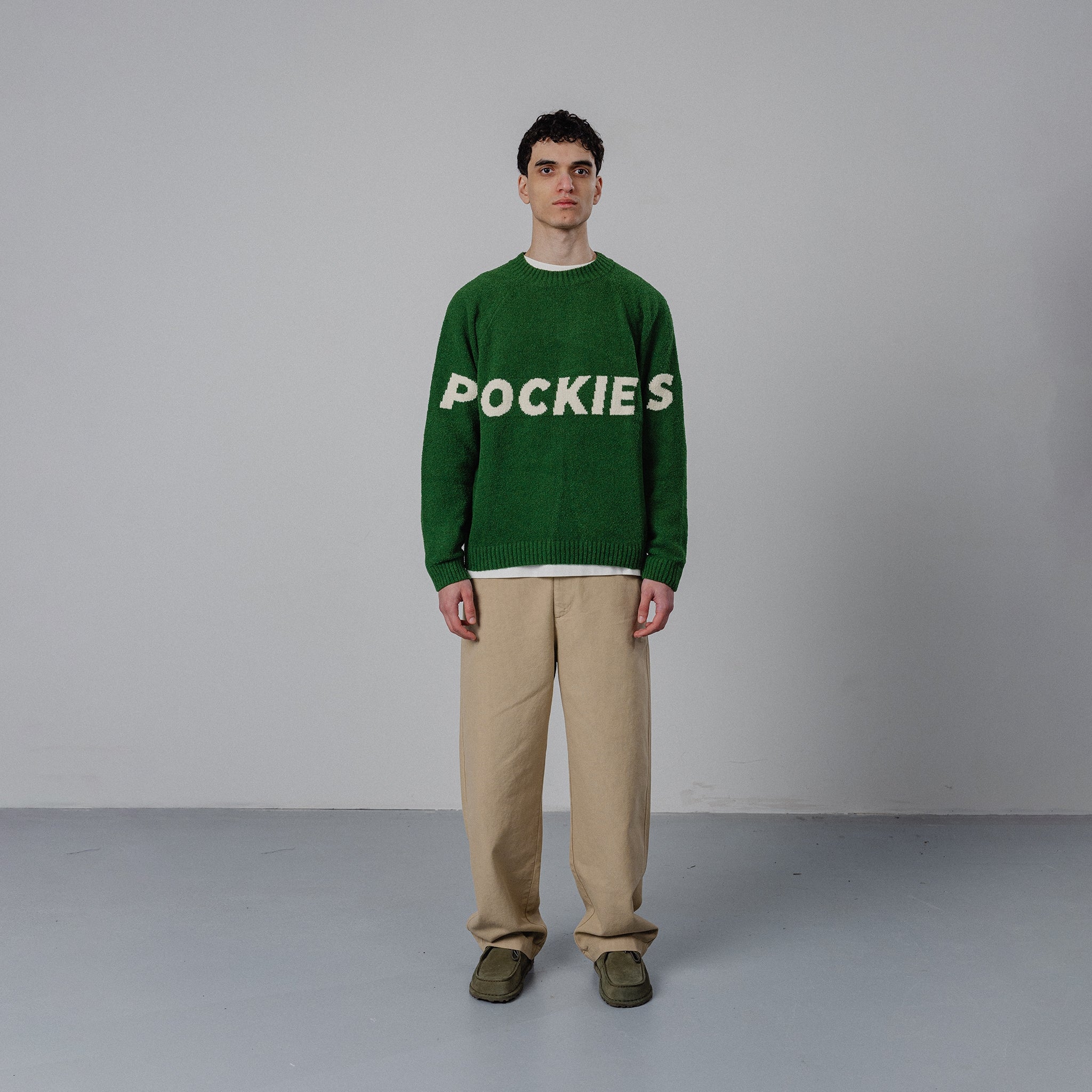 Boucle Knit - Grass