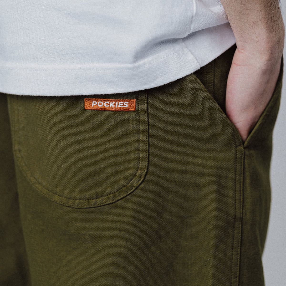 Canvas Cottage Trousers - Khaki