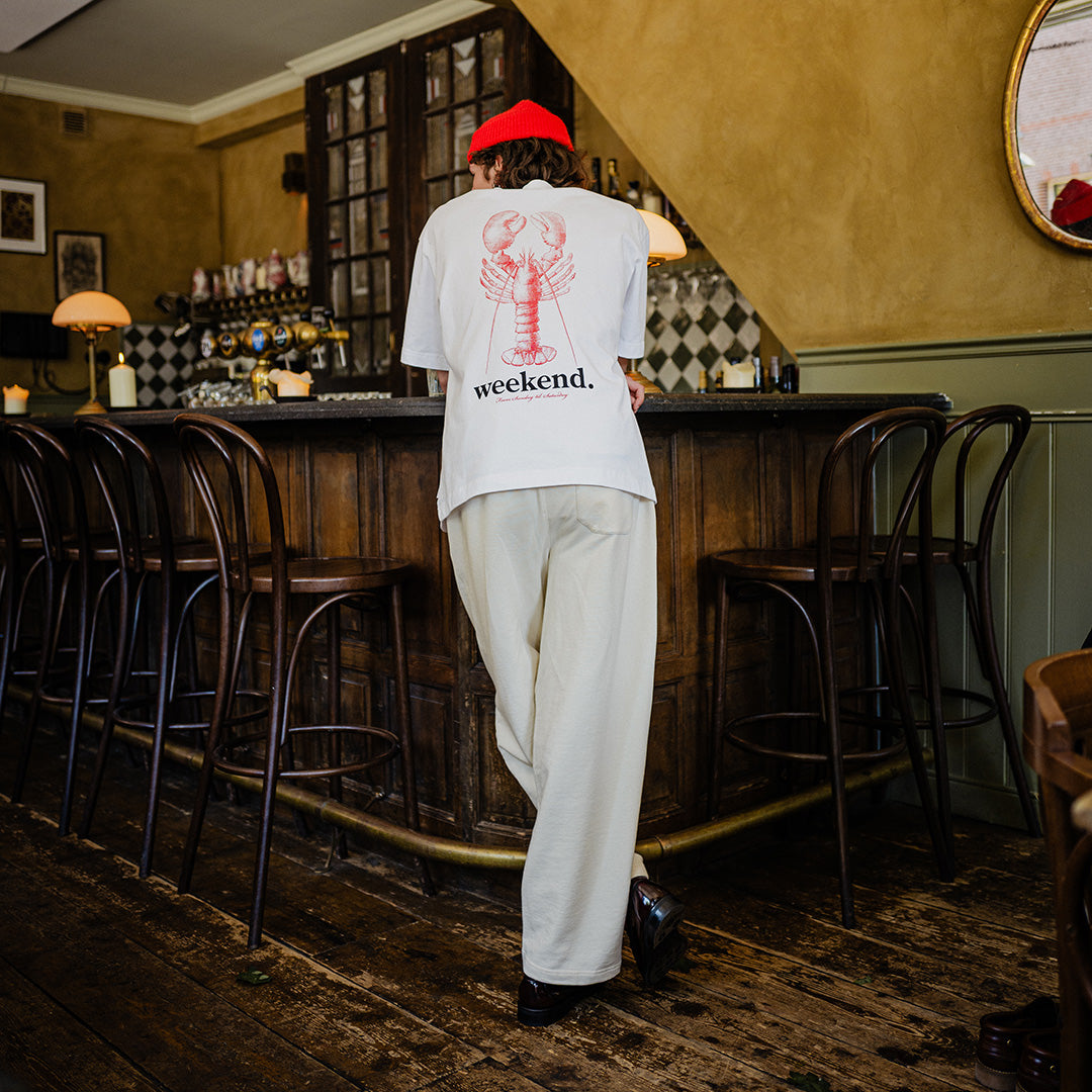 Lobster Weekend Tee - White
