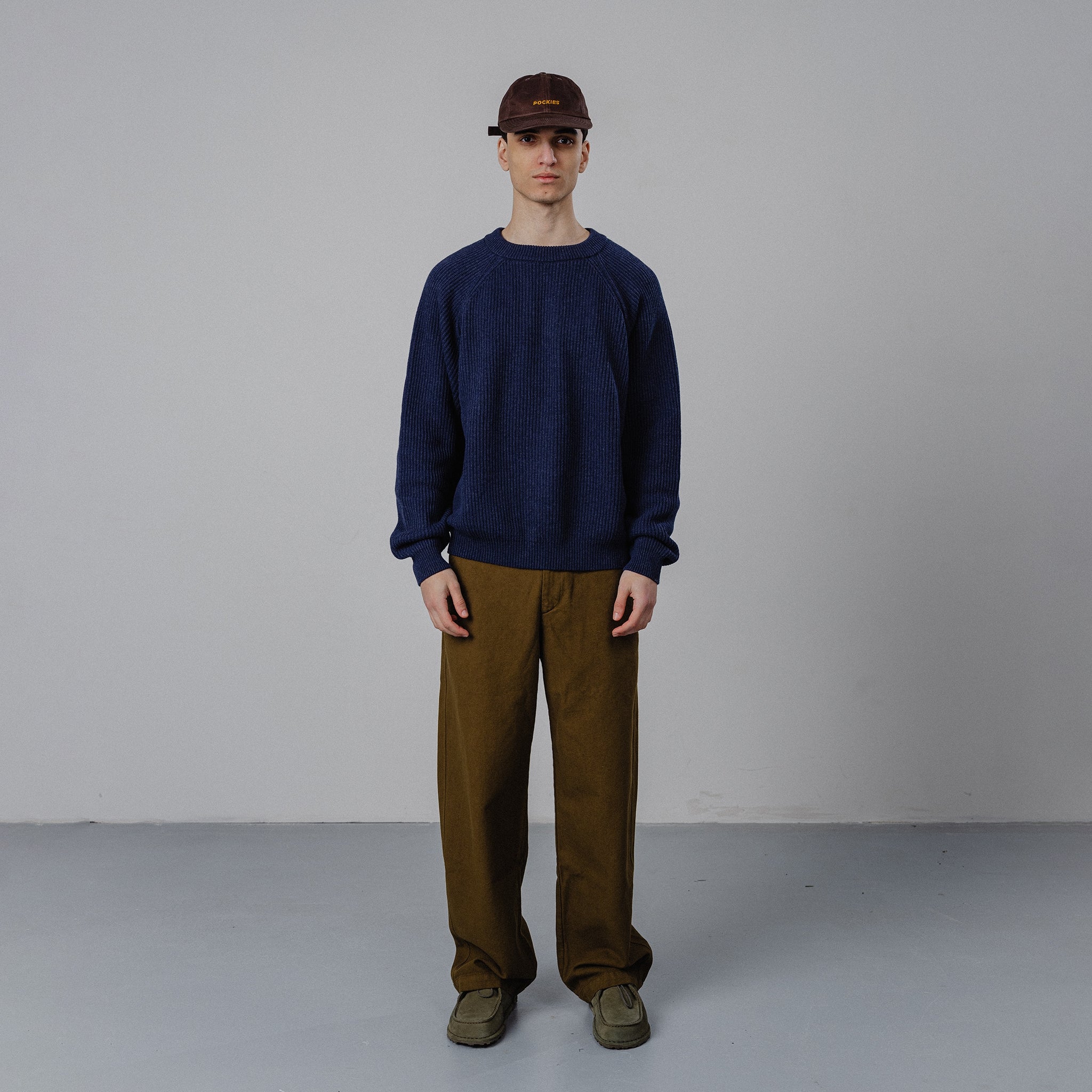 Crew Knit - Navy