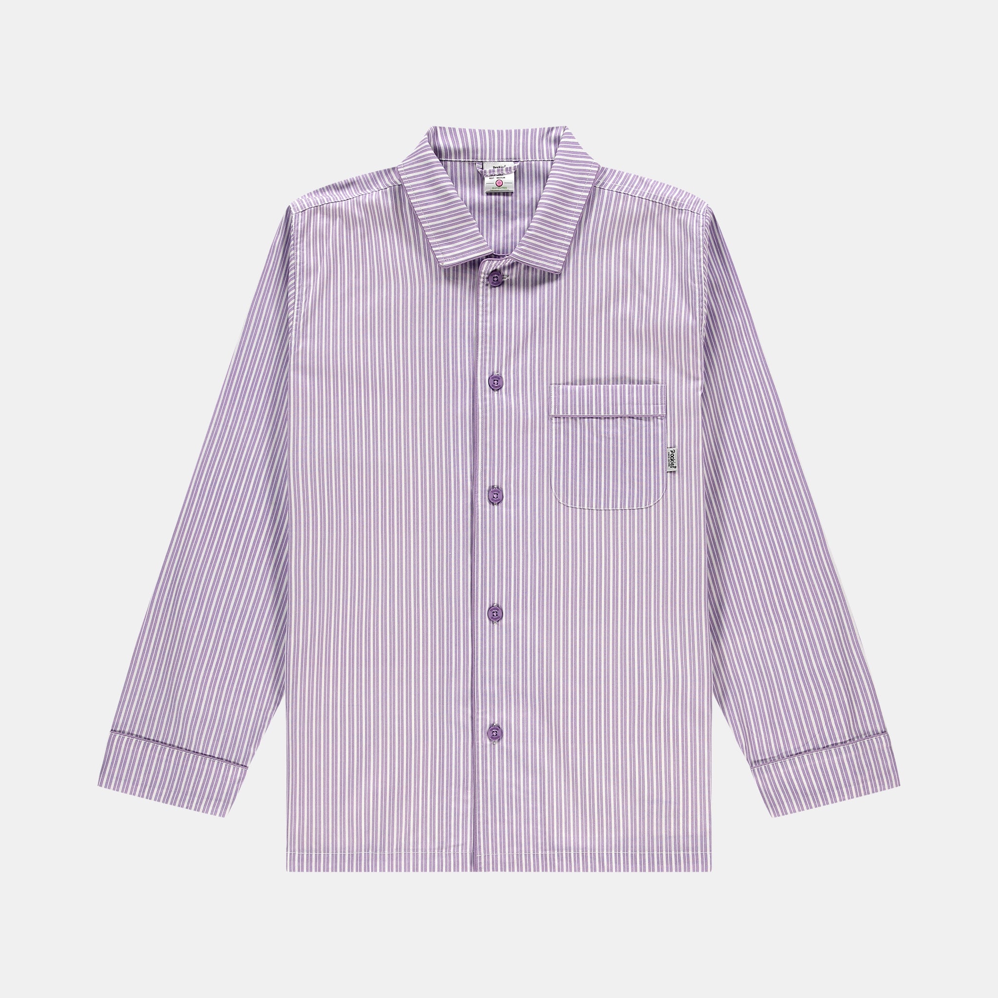 Lavender Stripes Pyjama Shirt