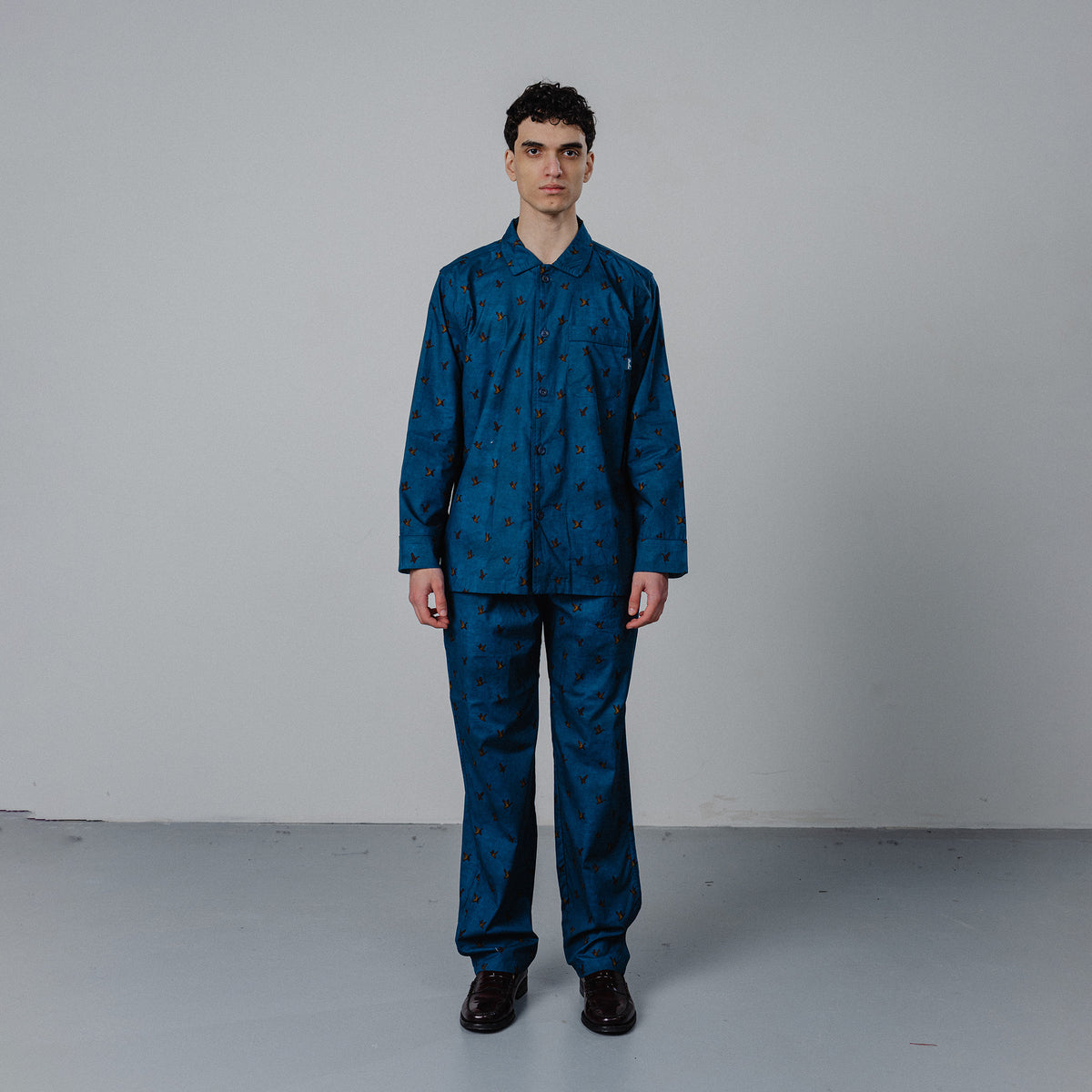 Duck Pyjama Pants - Blue