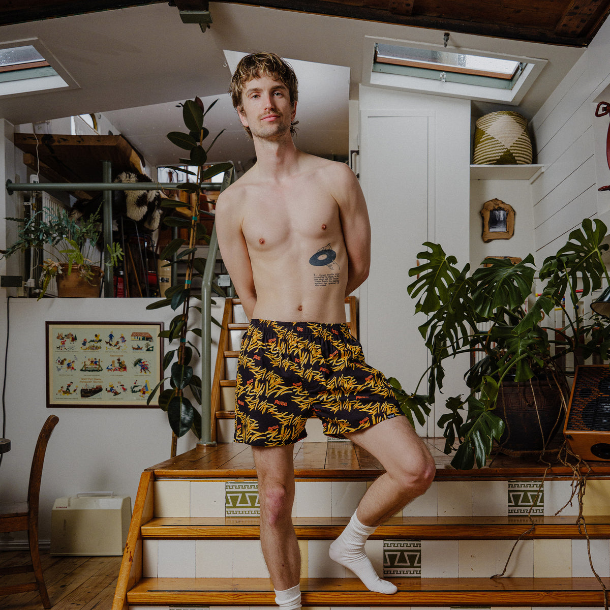 Fries Boxers - Black